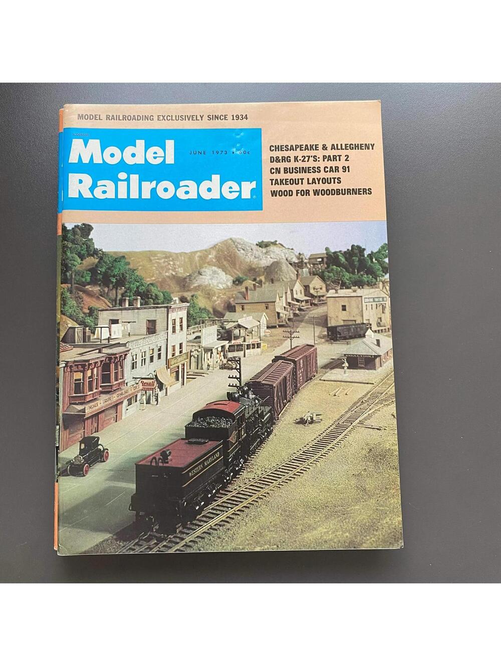 Model Railroader June 1973 Vintage Magazine